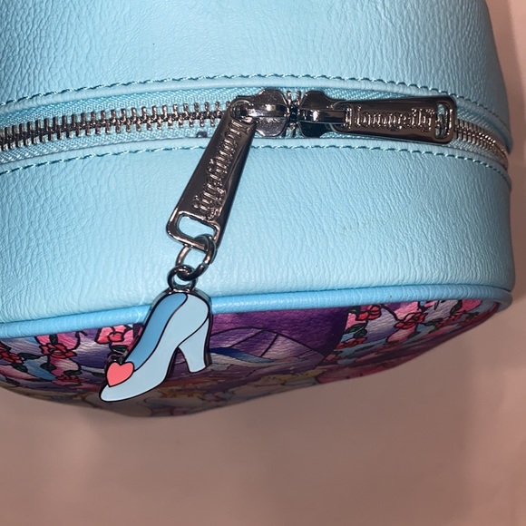 Loungefly faux-leather Cinderella Disney Backpack Gus Prince Bag - Picture 11 of 17